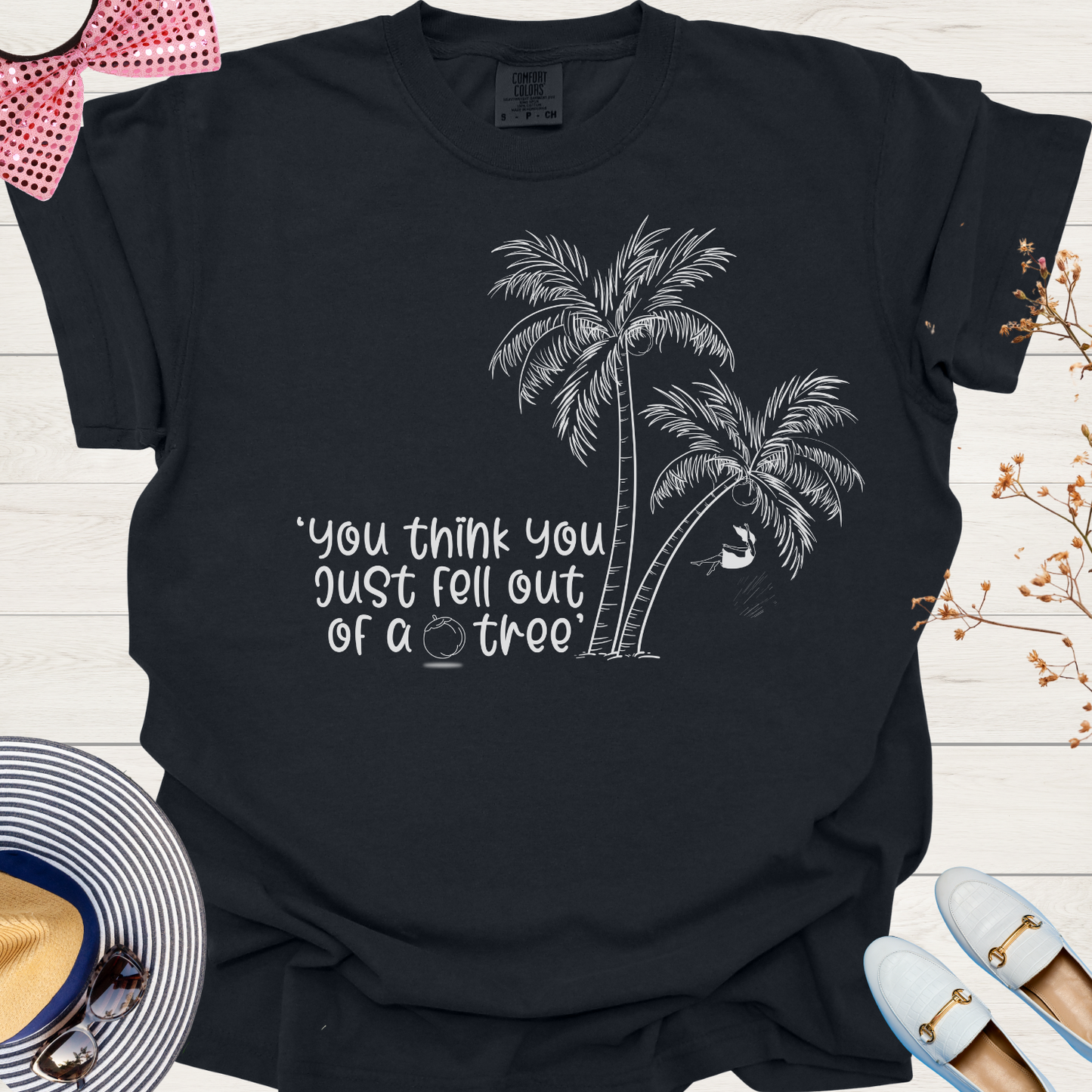 Kamala's Coconut Tree Tee: Humorous Clueless Quote T-Shirt
