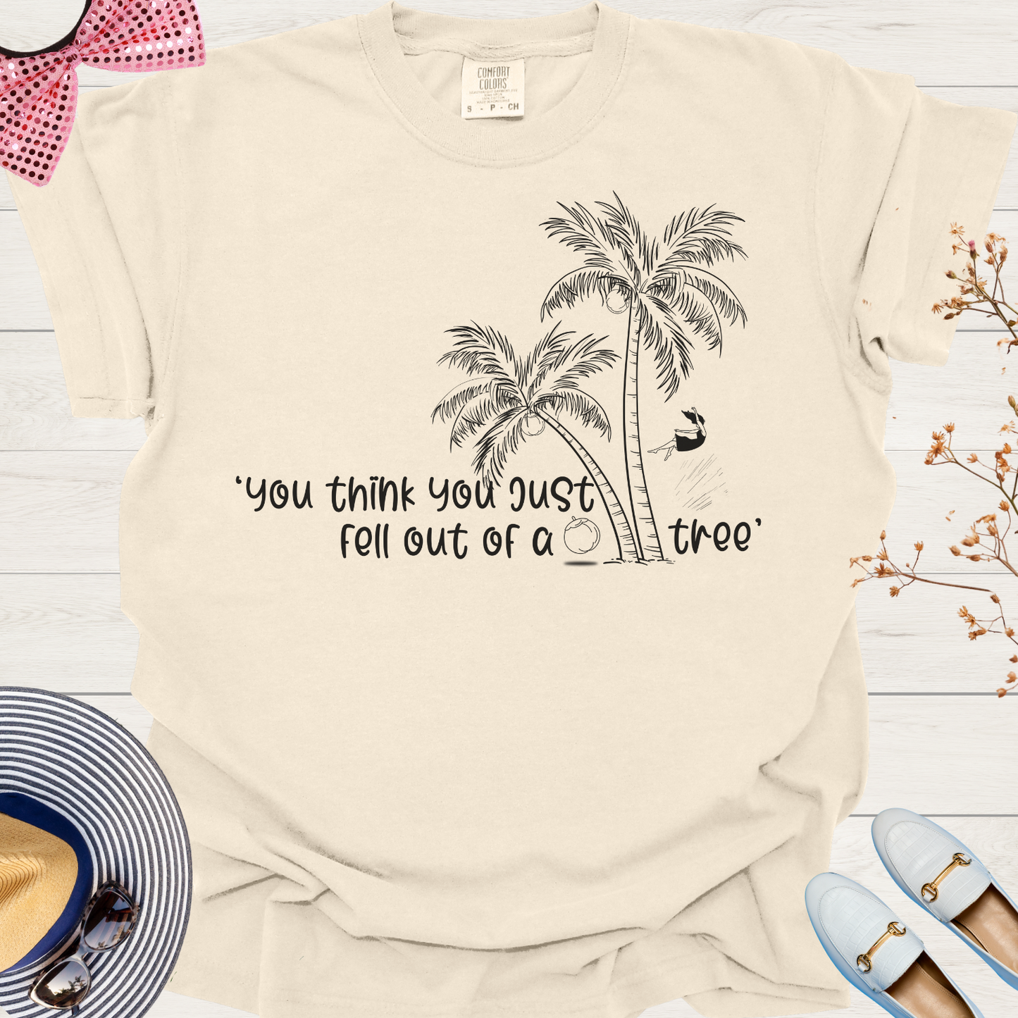 Kamala's Coconut Tree Tee: Humorous Clueless Quote T-Shirt