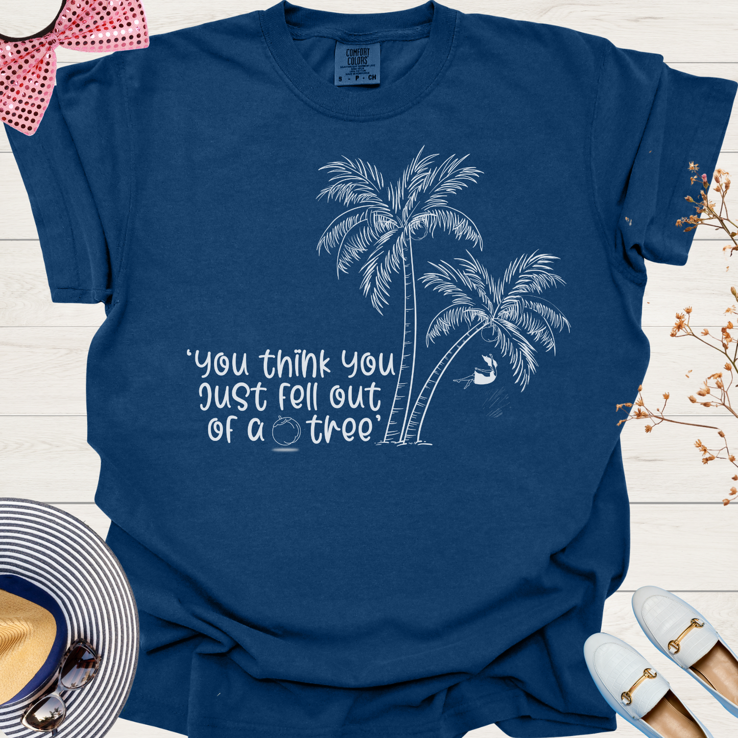 Kamala's Coconut Tree Tee: Humorous Clueless Quote T-Shirt
