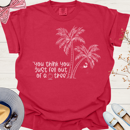 Kamala's Coconut Tree Tee: Humorous Clueless Quote T-Shirt
