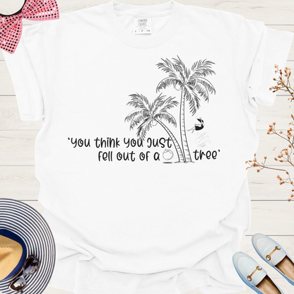 Kamala's Coconut Tree Tee: Humorous Clueless Quote T-Shirt